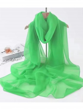 Chiffon Solid Color Fashion Scarf